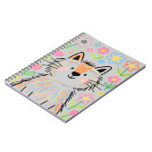 Carnet Chat Gribouillis Gris (Côté gauche)