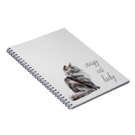Carnet Chat gris (Côté Droit)