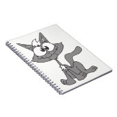 Carnet Chat gris (Côté Droit)