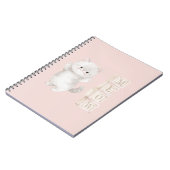 Carnet Chat Gris Clair Miaou (Côté gauche)