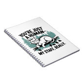 Carnet Chat Grumpy - 'Vous êtes juste un humain, mon pers (Côté Droit)