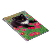 Carnet Chat Gustav Klimt Tuxedo (Côté Droit)