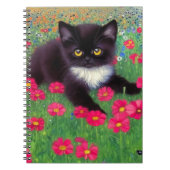 Carnet Chat Gustav Klimt Tuxedo (Devant)