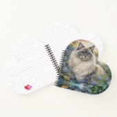 Carnet Chat himalayen dans le jardin (Intérieur)