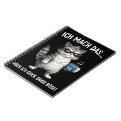 Carnet Chat - Je le fais… mais je regarde méchamment (Côté gauche)