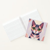 Carnet Chat joli, Chic amusant, Personnalisé (Intérieur)