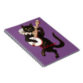 Carnet Chat jouant le banjo Thunder_Cove (Côté Droit)