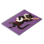 Carnet Chat jouant le banjo Thunder_Cove (Côté gauche)