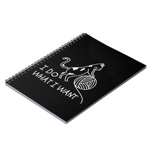 Carnet Chat Jouer Fil (Côté gauche)