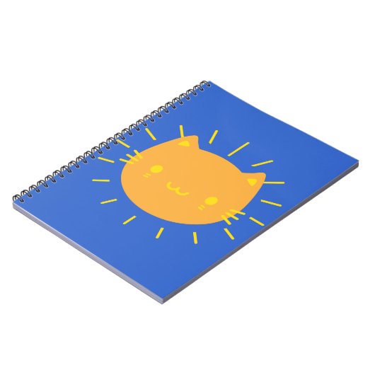 Carnet Chat Kawaii Sunshine (Côté gauche)