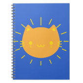 Carnet Chat Kawaii Sunshine (Devant)