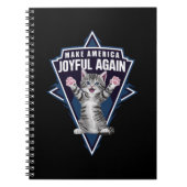 Carnet Chat Lady Rendre l'Amérique Joyeuse à nouveau Harr (Devant)