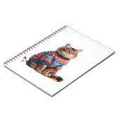 Carnet Chat Leaf Automne Bonjour Automne Funny Chat Kitte (Côté gauche)