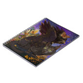 Carnet Chat magique de l'automne du corbeau (Côté gauche)