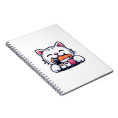 Carnet Chat mangeant des sushis (Côté Droit)