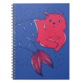 Carnet Chat Mermaid (Devant)