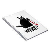 Carnet Chat Meurtrier Avec Couteau (Côté Droit)