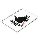 Carnet Chat Meurtrier Avec Couteau (Côté gauche)