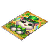 Carnet Chat mignon/chaton Saint Patrick's Day (Côté gauche)
