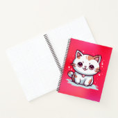 Carnet Chat Mignon Clipart de Style Kawaii (Intérieur)