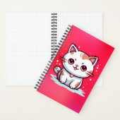 Carnet Chat Mignon de Style Kawaii Clipart (À l'intérieur)
