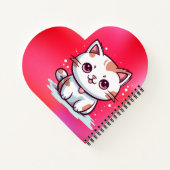 Carnet Chat Mignon de Style Kawaii Clipart (Dos)
