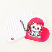 Carnet Chat Mignon de Style Kawaii Clipart (Intérieur)