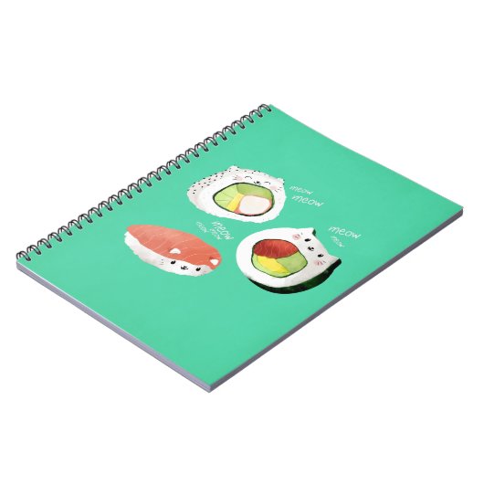 Carnet Chat mignon de sushi (Côté gauche)