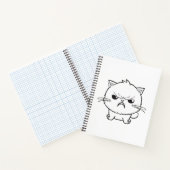 Carnet Chat mignon en colère qui baisait. (Intérieur)