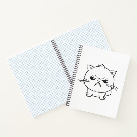 Carnet Chat mignon en colère qui baisait. (Intérieur)