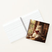 Carnet Chat mignon en lecture (Intérieur)