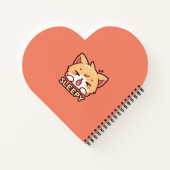 Carnet Chat mignon, endormi (Dos)