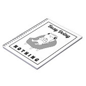 Carnet Chat mignon faisant rien d'amusant et drôle (Côté gauche)