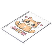 Carnet chat mignon miaou (Côté gauche)
