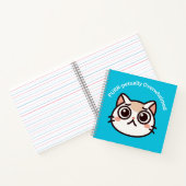 Carnet Chat Mignon Submergé (Intérieur)