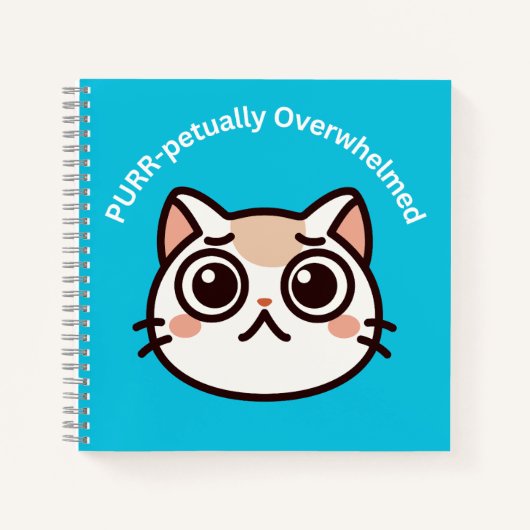 Carnet Chat Mignon Submergé (Devant)