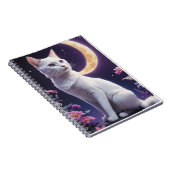 Carnet Chat mignon sur la lune du croissant (Côté Droit)
