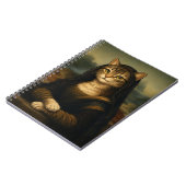 Carnet Chat Mona Lisa Parodie d'Art de la Renaissance (Côté gauche)
