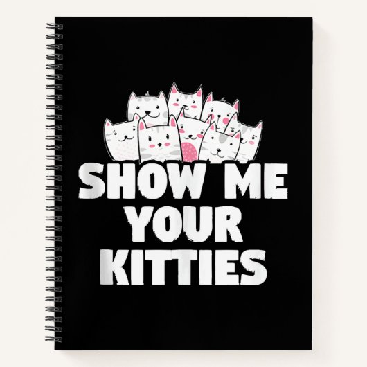 Carnet Chat Montre-moi tes chatons (Devant)
