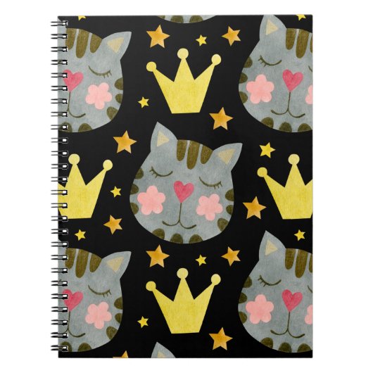 Carnet Chat Motif Cute Animaux Animaux (Devant)