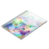 Carnet chat multicolore cat 663 (Côté gauche)