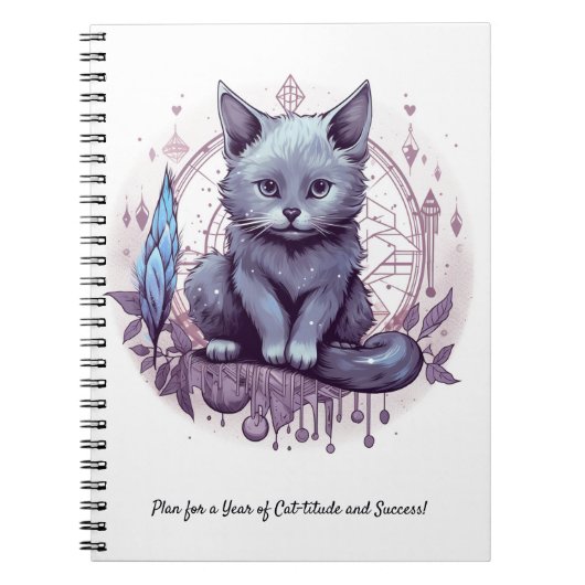 Carnet Chat mystique (Devant)