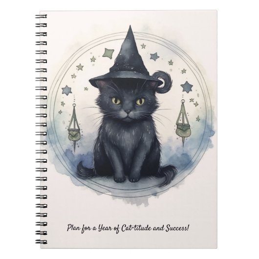 Carnet Chat mystique (Devant)