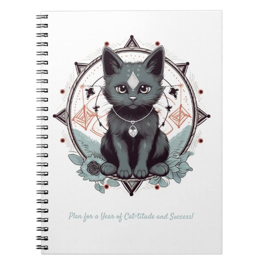 Carnet Chat mystique (Devant)