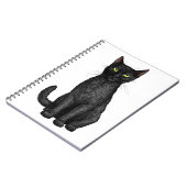 Carnet chat noir (Côté gauche)