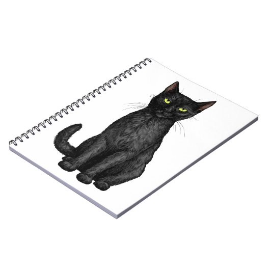 Carnet chat noir (Côté gauche)
