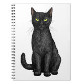 Carnet chat noir (Devant)