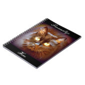 Carnet chat noir (Côté gauche)