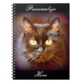 Carnet chat noir (Devant)