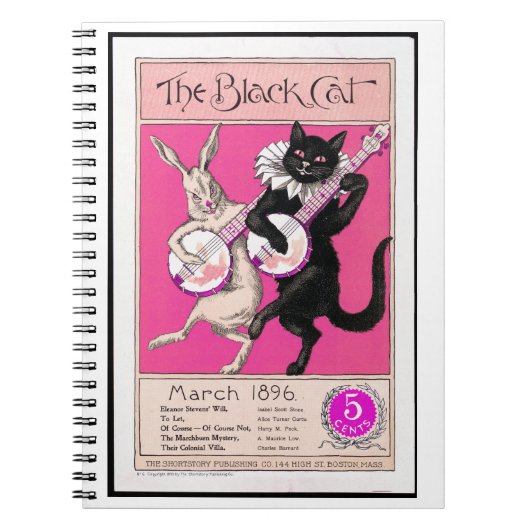 Carnet Chat noir (Devant)